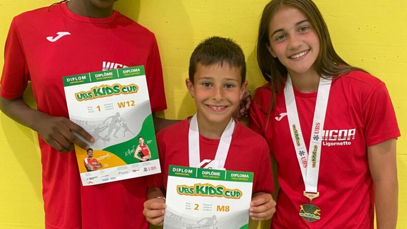 La VIGOR al Comunale per la finale cantonale UBS Kids Cup