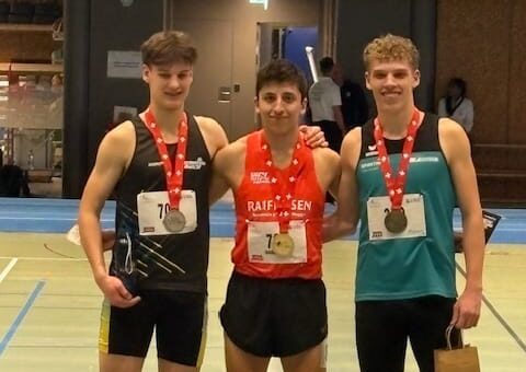 Eric, Cedric e Caterina a Macolin per i CS giovanili