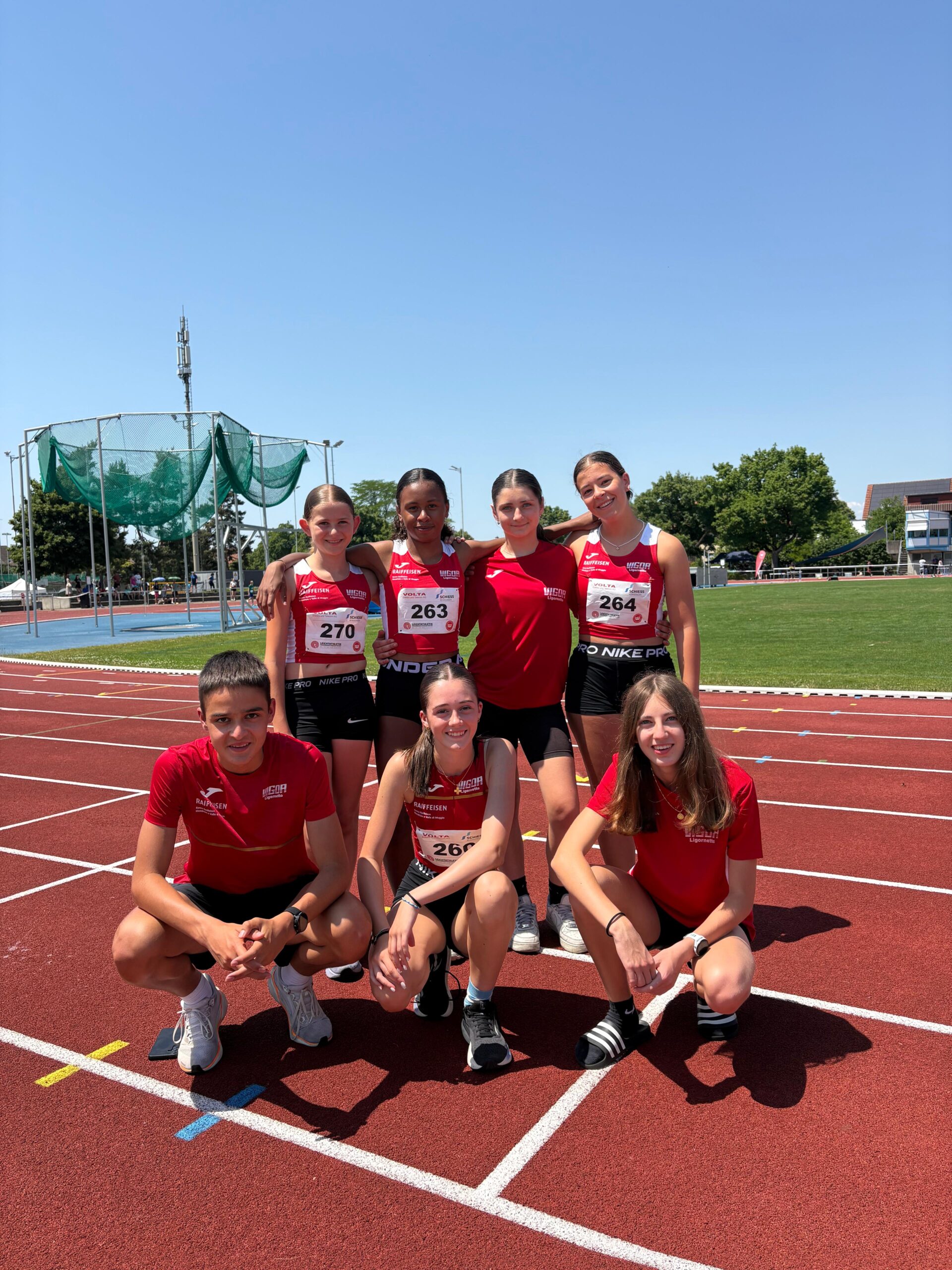 VIGOR LIGORNETTO AI CAMPIONATI SVIZZERI REGIONALI